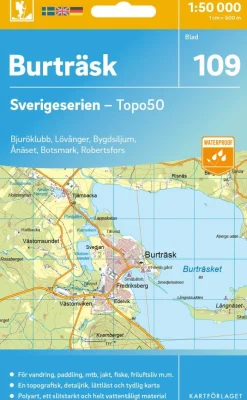 109 Burträsk Sverigeserien Topo50