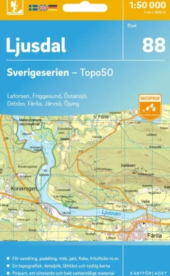 88 Ljusdal Sverigeserien Topo50