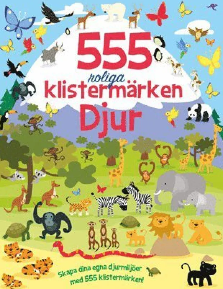 555 roliga klistermärken. Djur