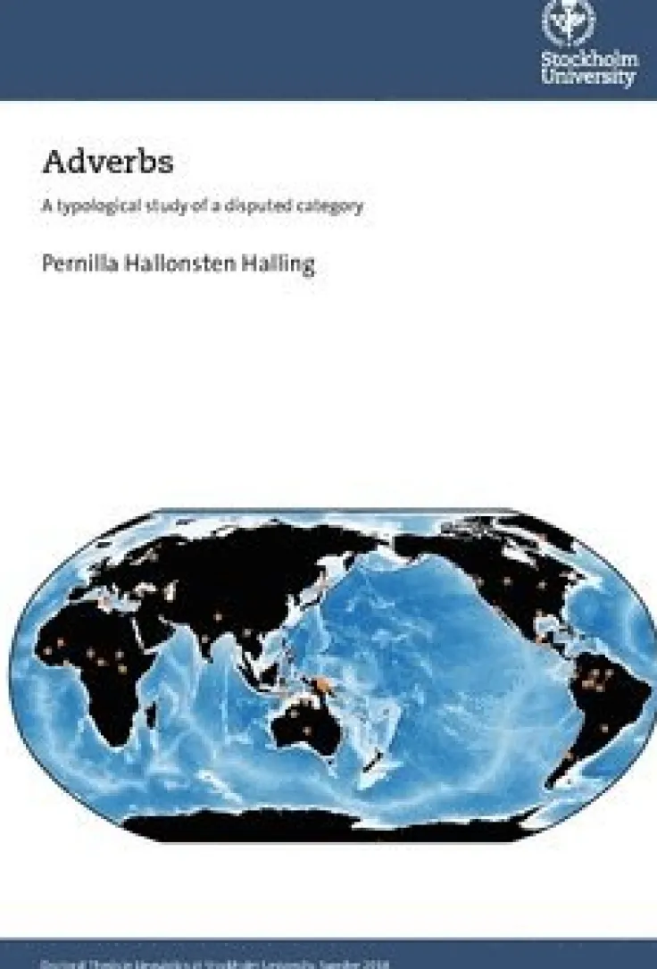 Adverbs : a typological study of a disputed category