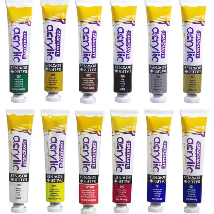 Akrylfärg Graduate 12 färger