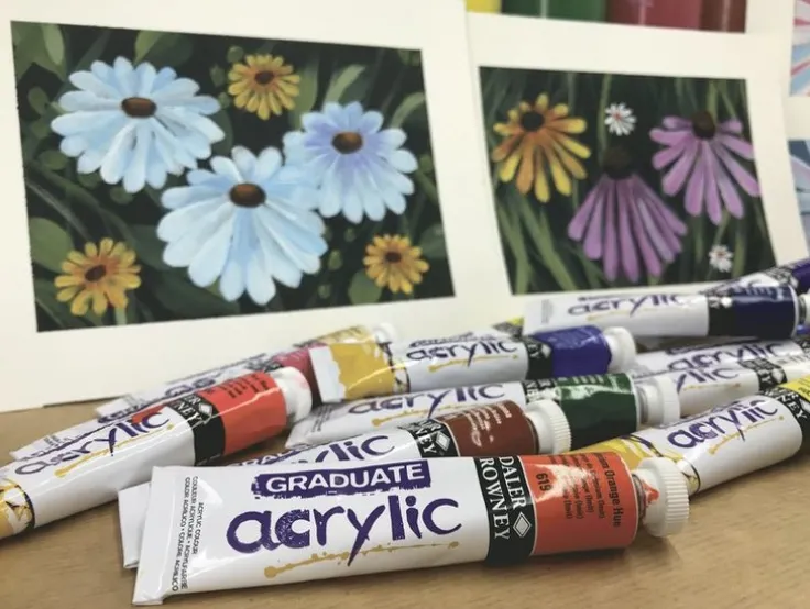 Akrylfärg Graduate 12 färger