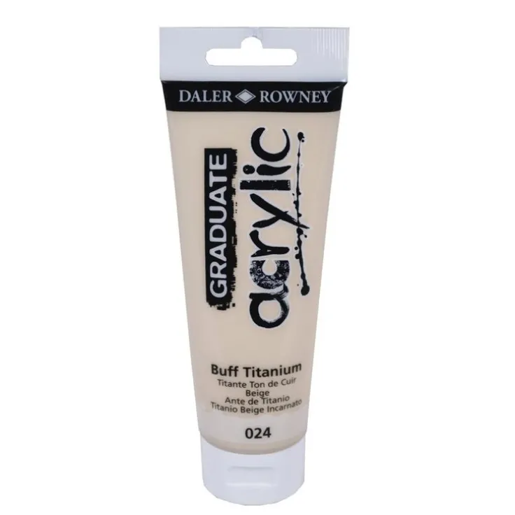 Akrylfärg Graduate 120ml Buff Titanium