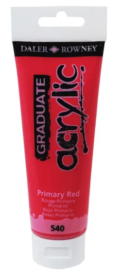 Akrylfärg Graduate 120ml röd