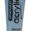 Akrylfärg Graduate 120ml silver