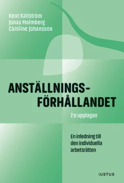 Anställningsförhållandet : inledning till den individuella arbetsrätten