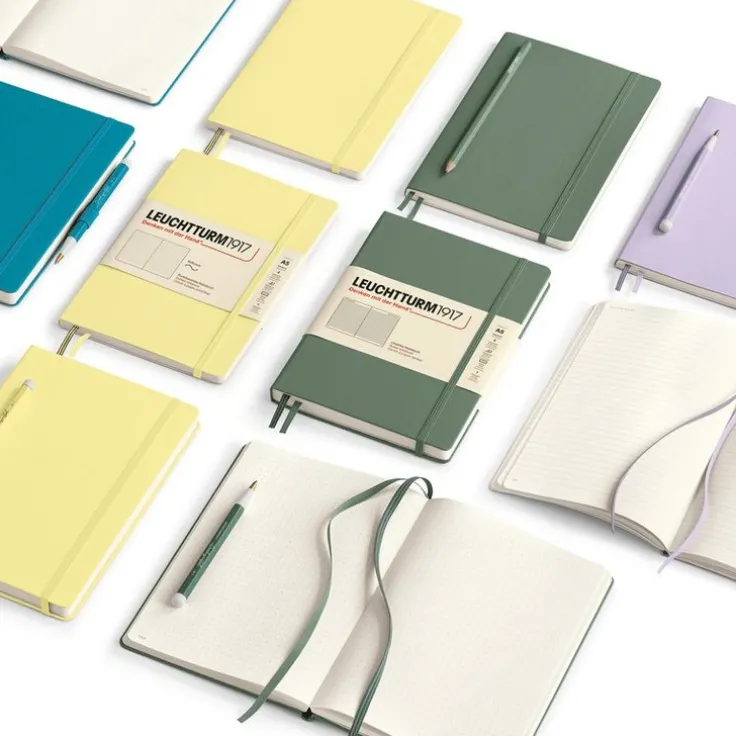 Anteckningsbok A5 Leuchtturm1917 dotted Olive