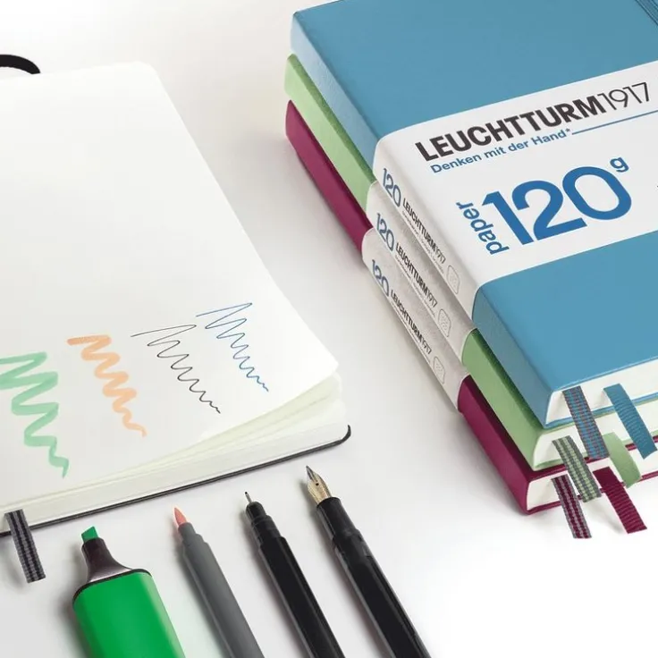 Anteckningsbok A5 Leuchtturm1917 120g dotted Rising Sun