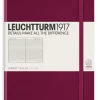 Anteckningsbok A5 Leuchtturm1917 linjerad Port Red