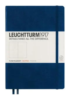 Anteckningsbok A5 Leuchtturm1917 dotted Navy