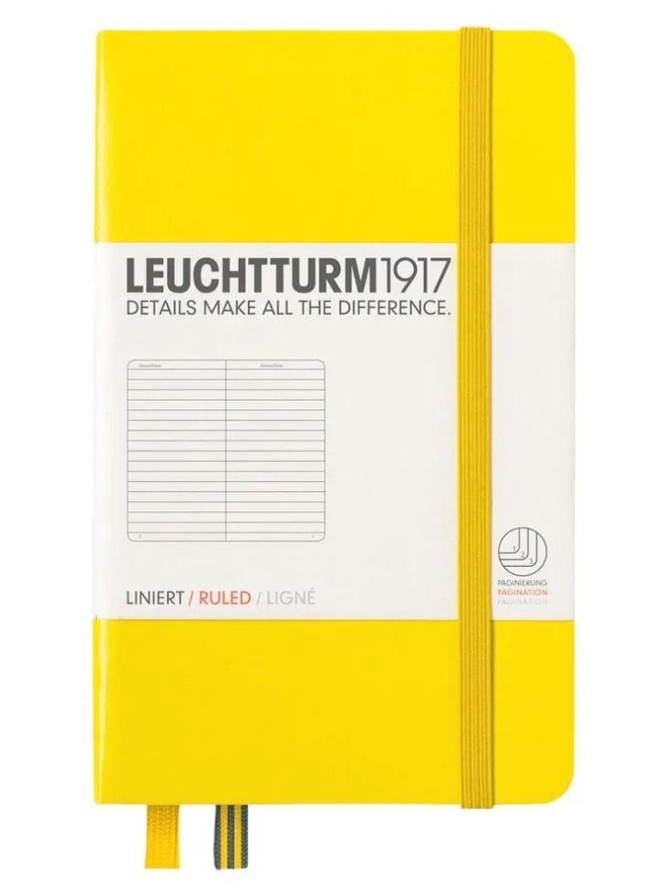 Anteckningsbok A6 Leuchtturm1917 linjerad Lemon