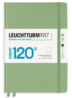 Anteckningsbok A5 Leuchtturm1917 120g dotted Sage