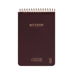Anteckningsbok A6 linjerad brun