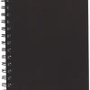 Anteckningsbok A5 linjerad spiral svart