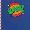 Anteckningsbok A5 wire-o linjerad Kapow
