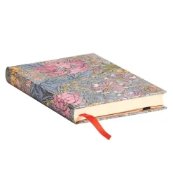 Anteckningsbok Paperblanks Mini linjerad - William Morris : Pink Honeysuckle