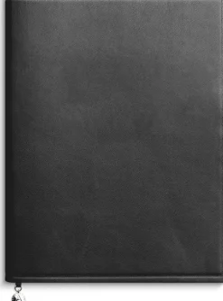 Anteckningsbok 19x25 linjerad soft svart