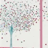 Anteckningsbok 18x13cm linjerad Tree of Hearts