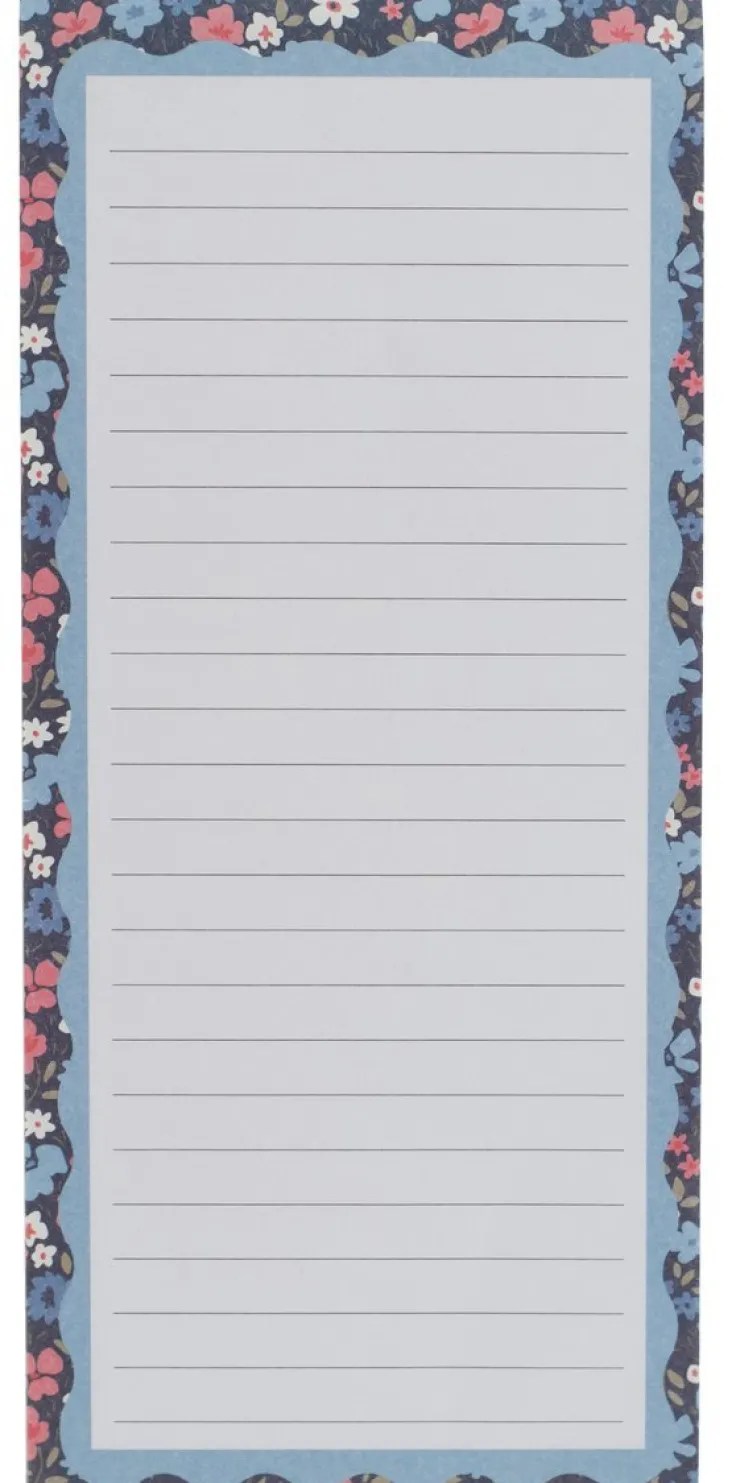 Att göra-lista med magnet småblom blå