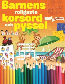 Barnens roligaste korsord och pyssel
