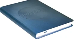 Bibel 2000 Slimline - Blå konstskinn