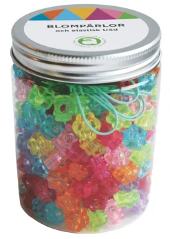 Blompärlor i burk