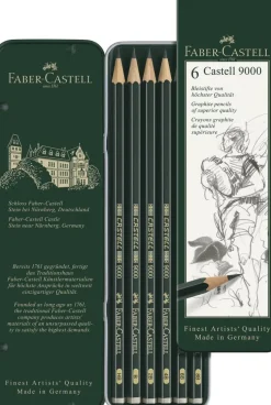 Blyertspenna Castell 9000 6-pack