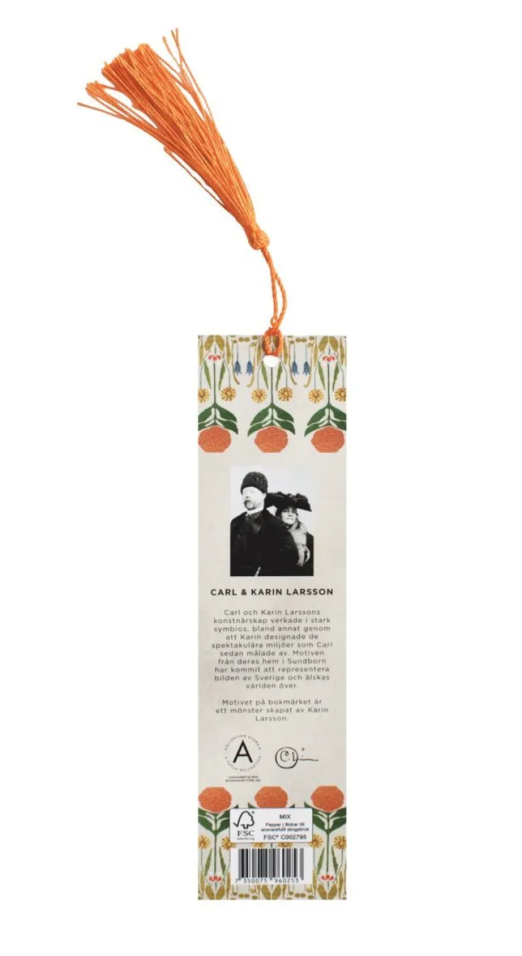 Bokmärke - Carl och Karin Larsson : Kaninblomster
