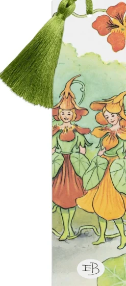 Bokmärke Elsa Beskow Blomsterflickorna