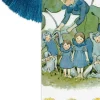 Bokmärke Elsa Beskow Blåsippor och tussilago blå