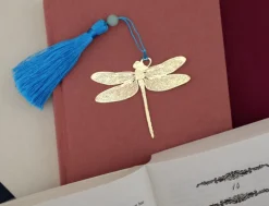 Bokmärke i metall Trollslända