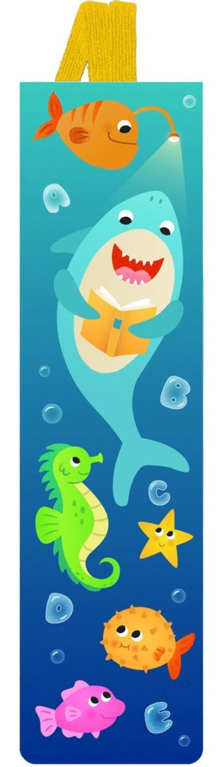 Bokmärke med band - Havet