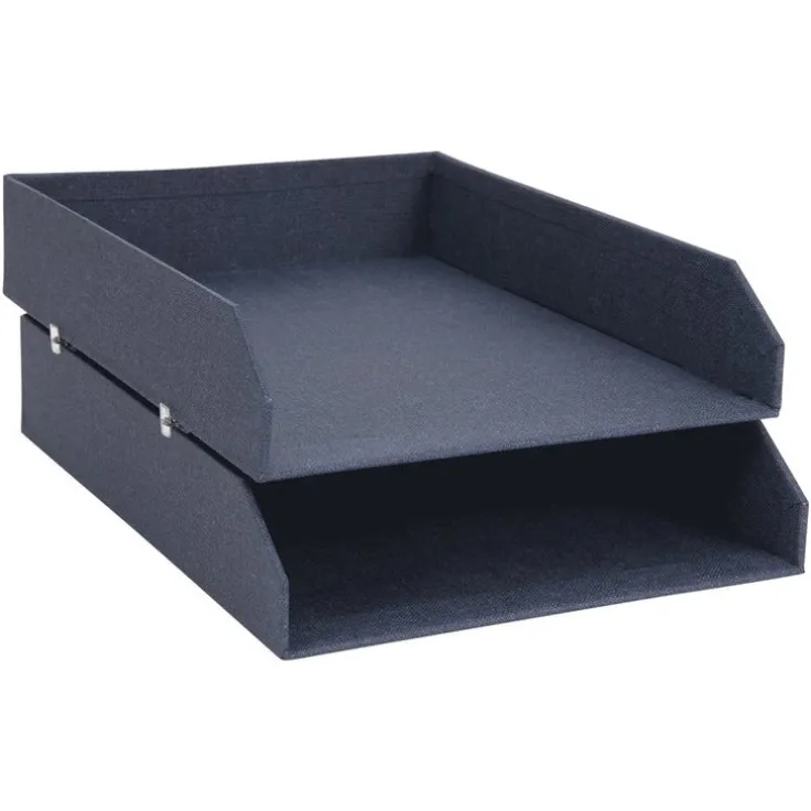 Brevkorg Håkan 2 st canvas blå