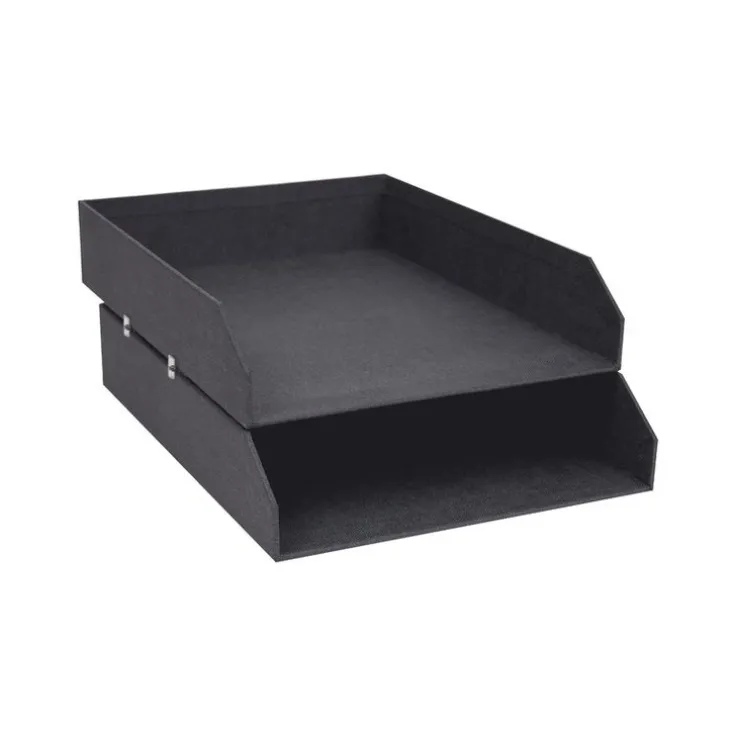 Brevkorg Håkan 2 st canvas svart