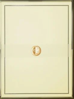 Brevpapper Black & Cream