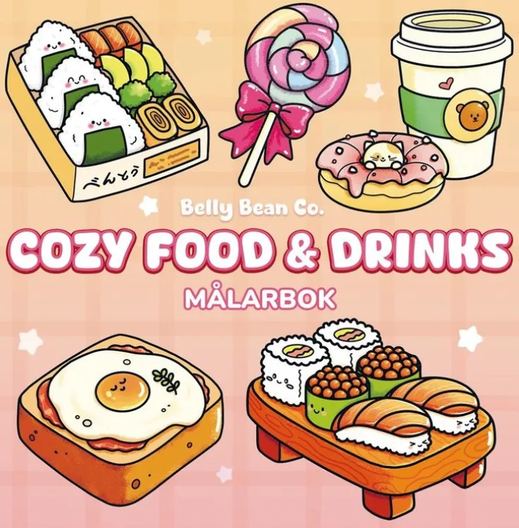 Cozy food & drinks : målarbok