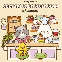 Cozy Tales by Belly Bean : Målarbok