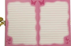 Dagbok med lås Fjäril