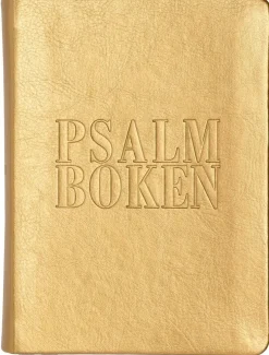 Den svenska psalmboken med tillägg (guld)