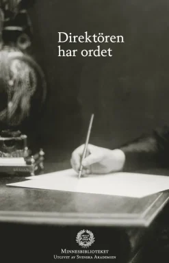 Direktören har ordet