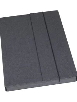 Dokumentmapp A4 Olof canvas svart