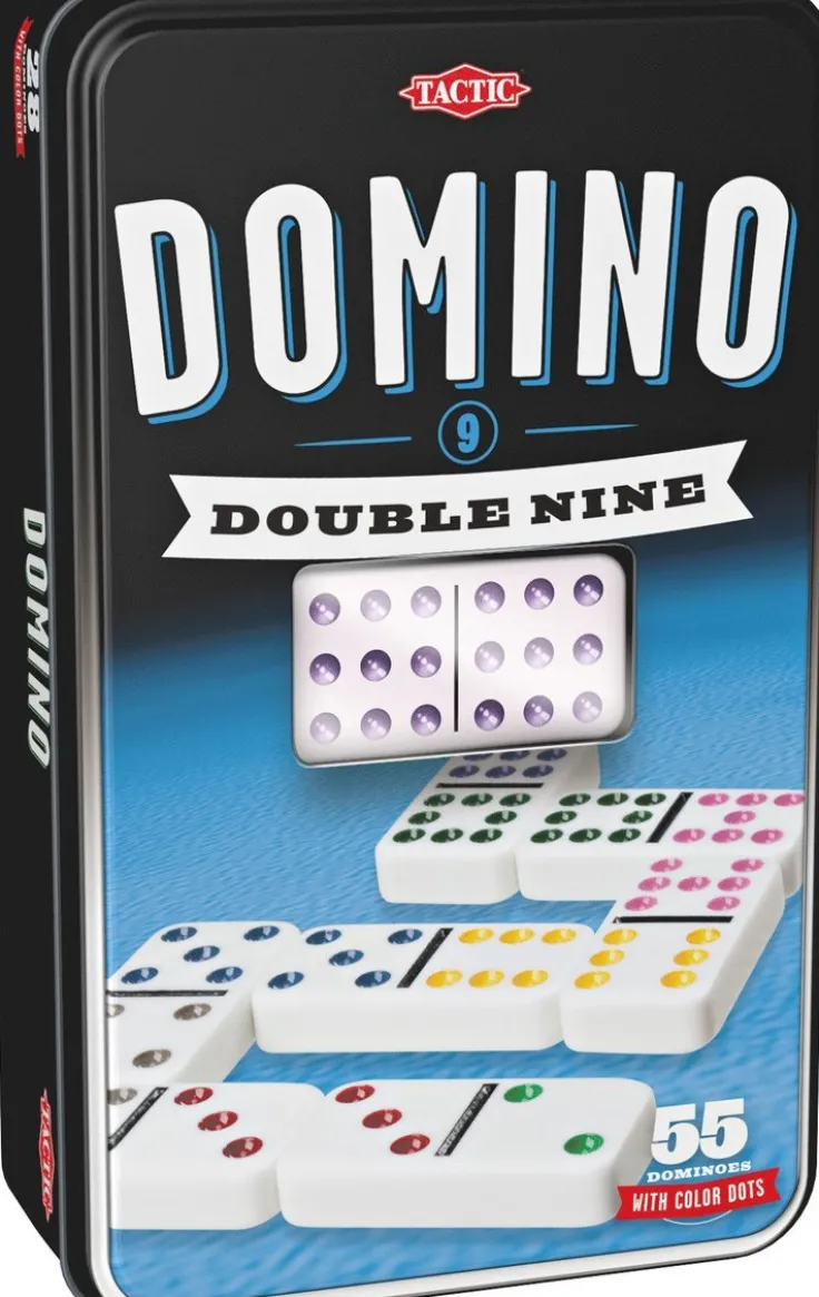 Domino Dubbel 9 plåtask