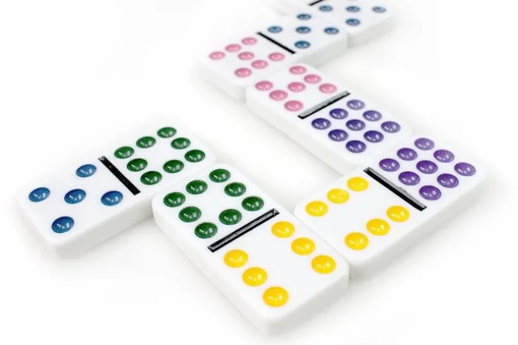 Domino Dubbel 9 plåtask