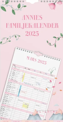 Familjekalender 2025 Annies familj