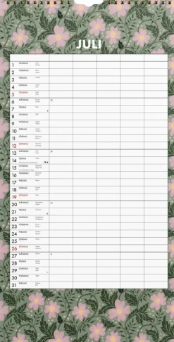 Familjekalender 2026 Hanna Wendelbo