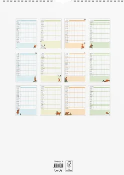 Familjekalender 2026 Mamma Mu