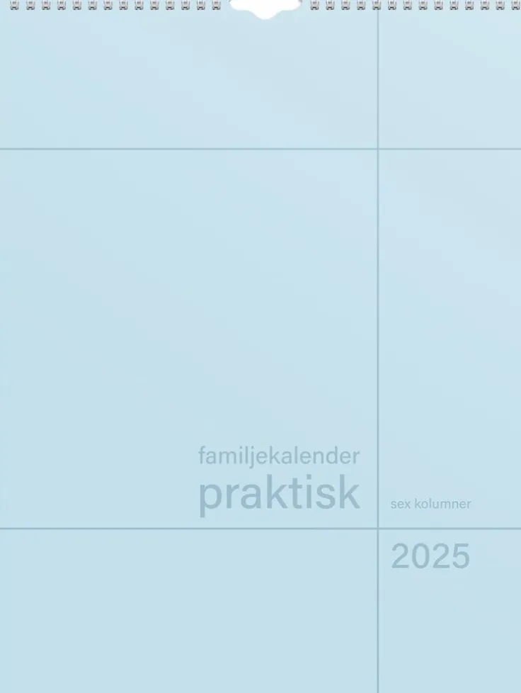Familjekalender 2025 Praktisk
