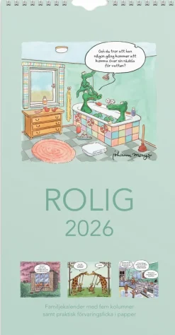 Familjekalender 2026 Rolig