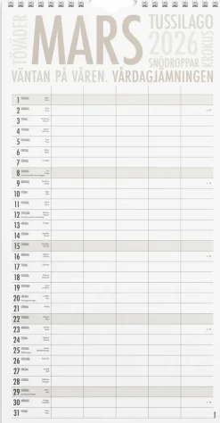 Familjekalender 2025-2026 TrendArt