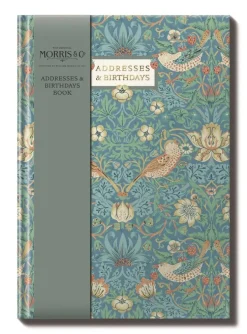 Födelsedagsbok/Adressbok A5 - William Morris
